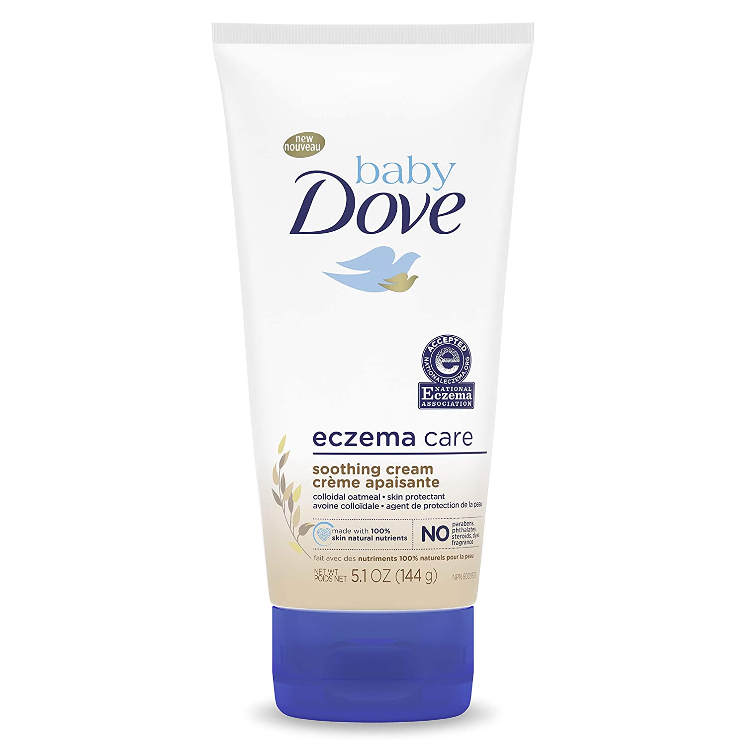 230816024601626_1 Baby Dove Soothing-Cream To Soothe Delicate Baby Skin Eczema Care No Artificial Perfume or Color, Paraben Free, Phthalate Free 5.1 oz - Image 1